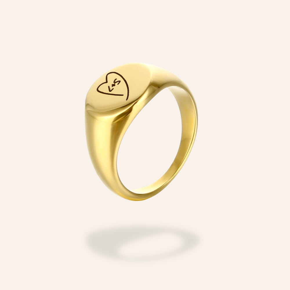 Signet Ring with Personalized Engraving