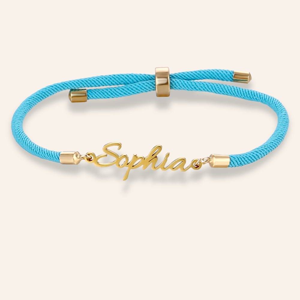 Personalized Cord Bracelet with Name