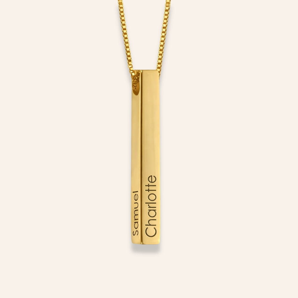 Personalized Bar Necklace