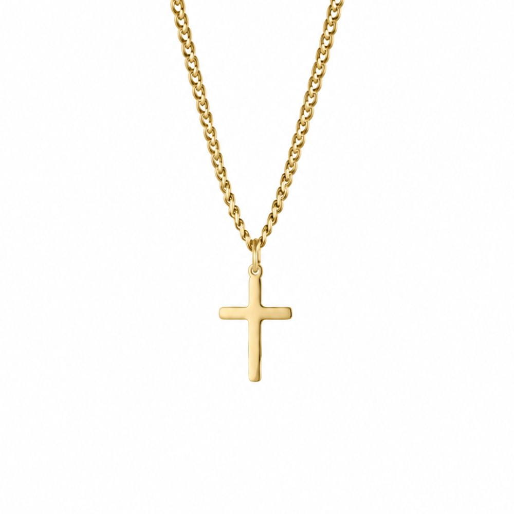 Cross Necklace | 18K Gold