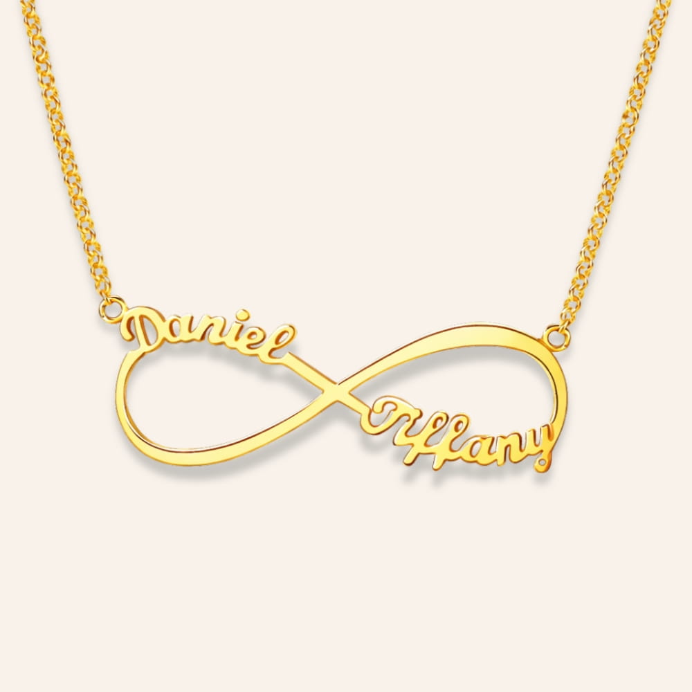 Personalized Infinity Necklace
