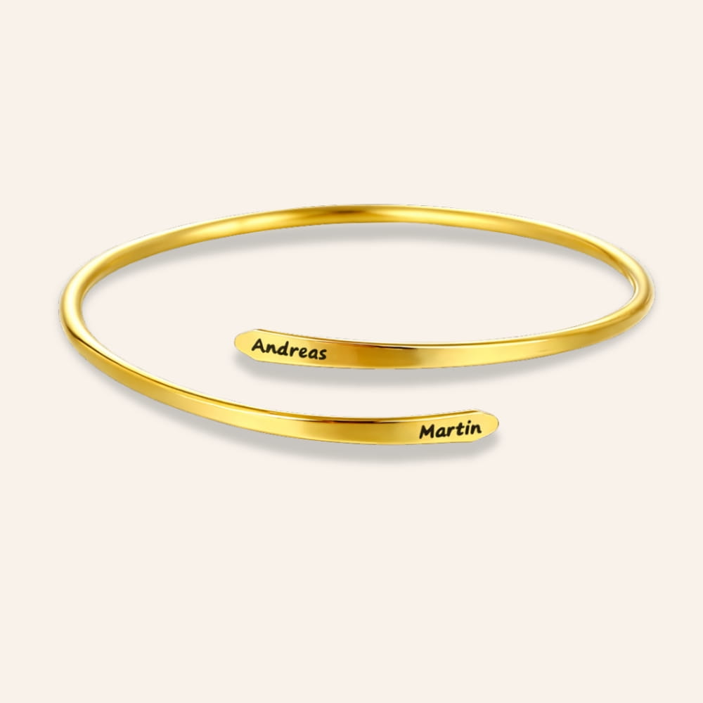 Bangle with two Names
