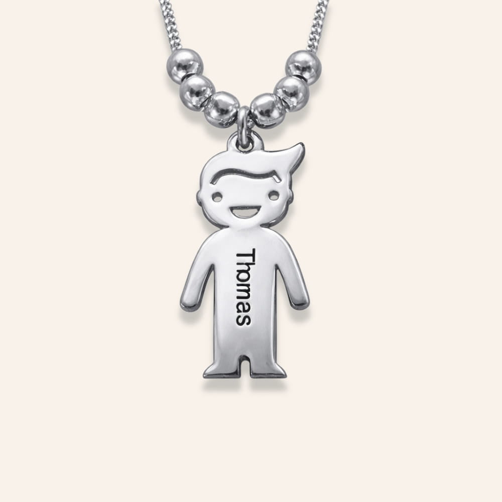 Mother Necklace with Personalized Child Charms