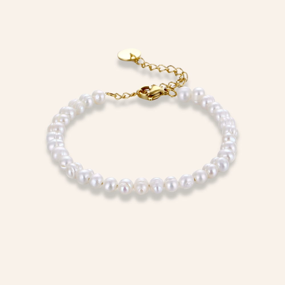 Pearl Anklet with Charm
