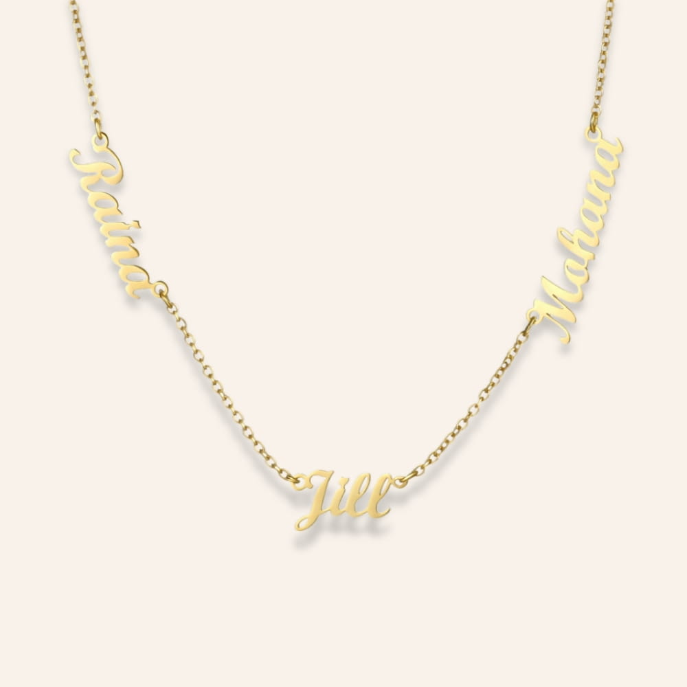 Necklace with 3 Names