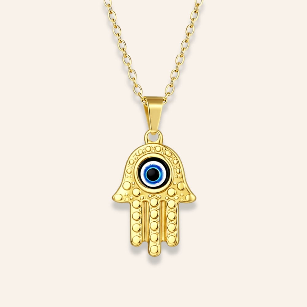 Personalized Hamsa Hand Necklace