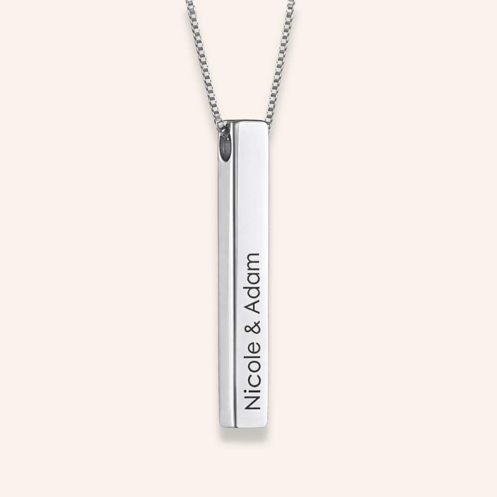 Personalized Bar Necklace