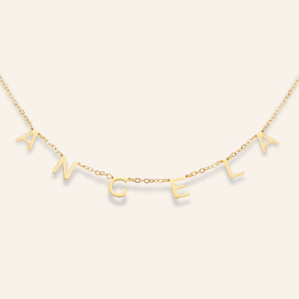 Letter Name Necklace