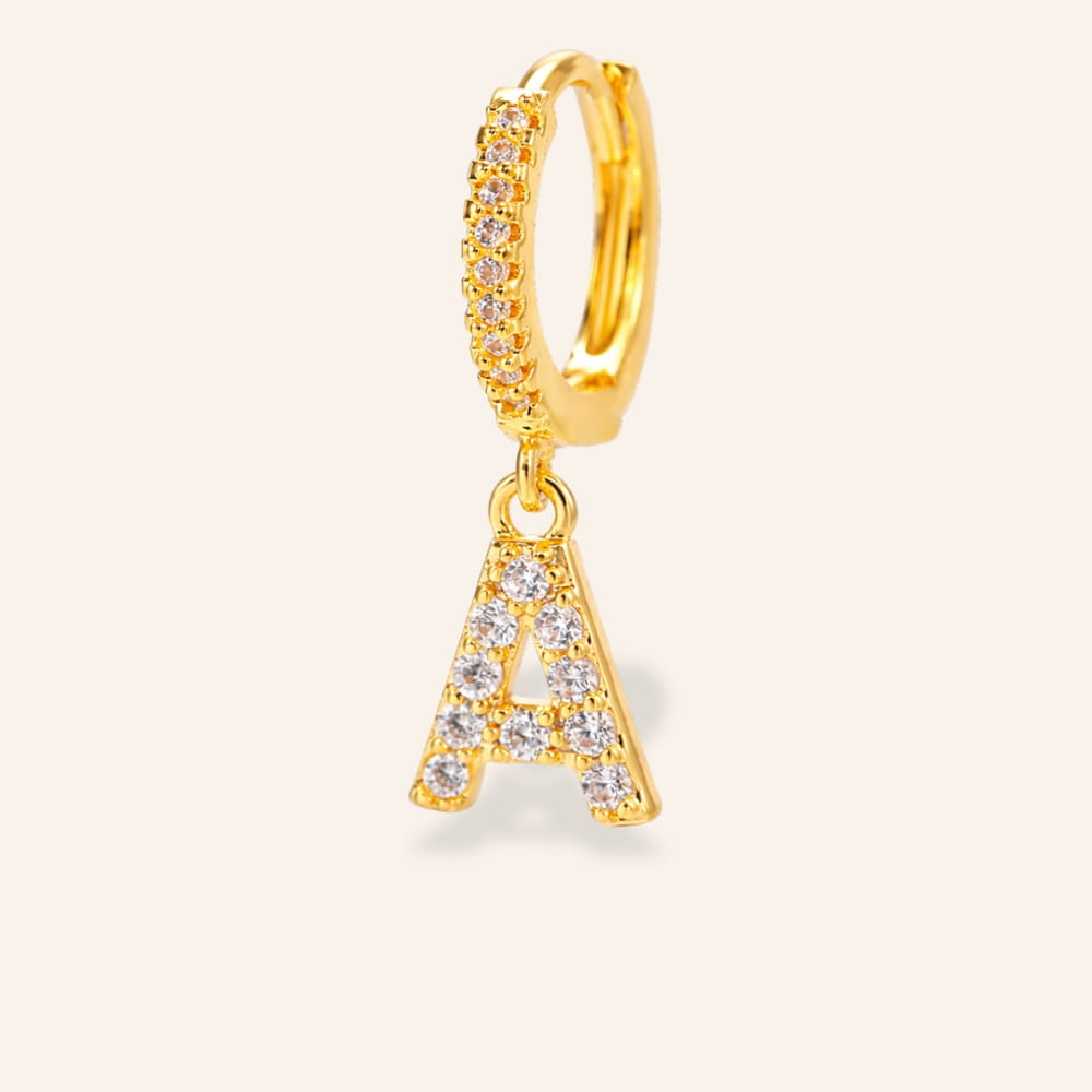 Initial Earrings