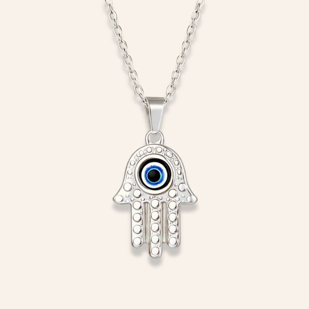 Personalized Hamsa Hand Necklace