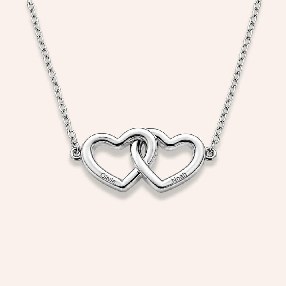 Intertwined Hearts Necklace