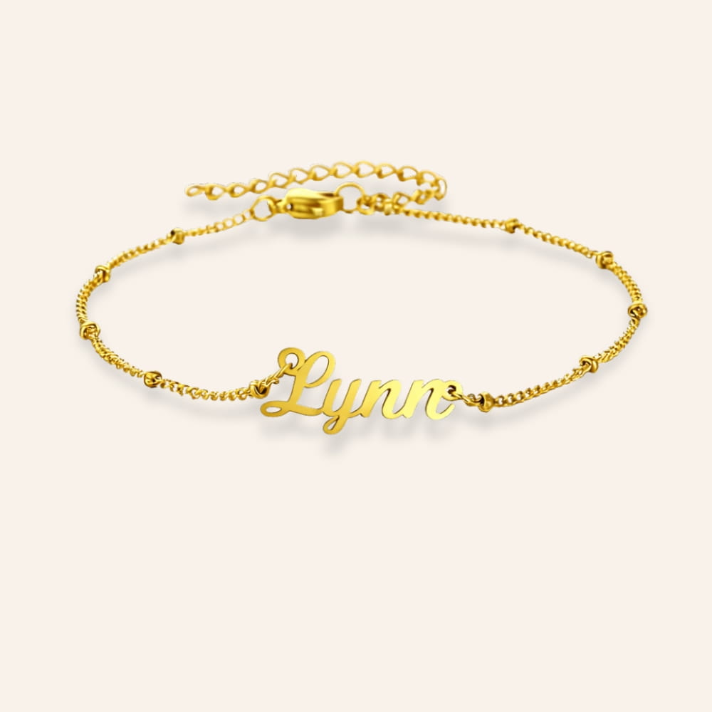 Personalized Name Anklet
