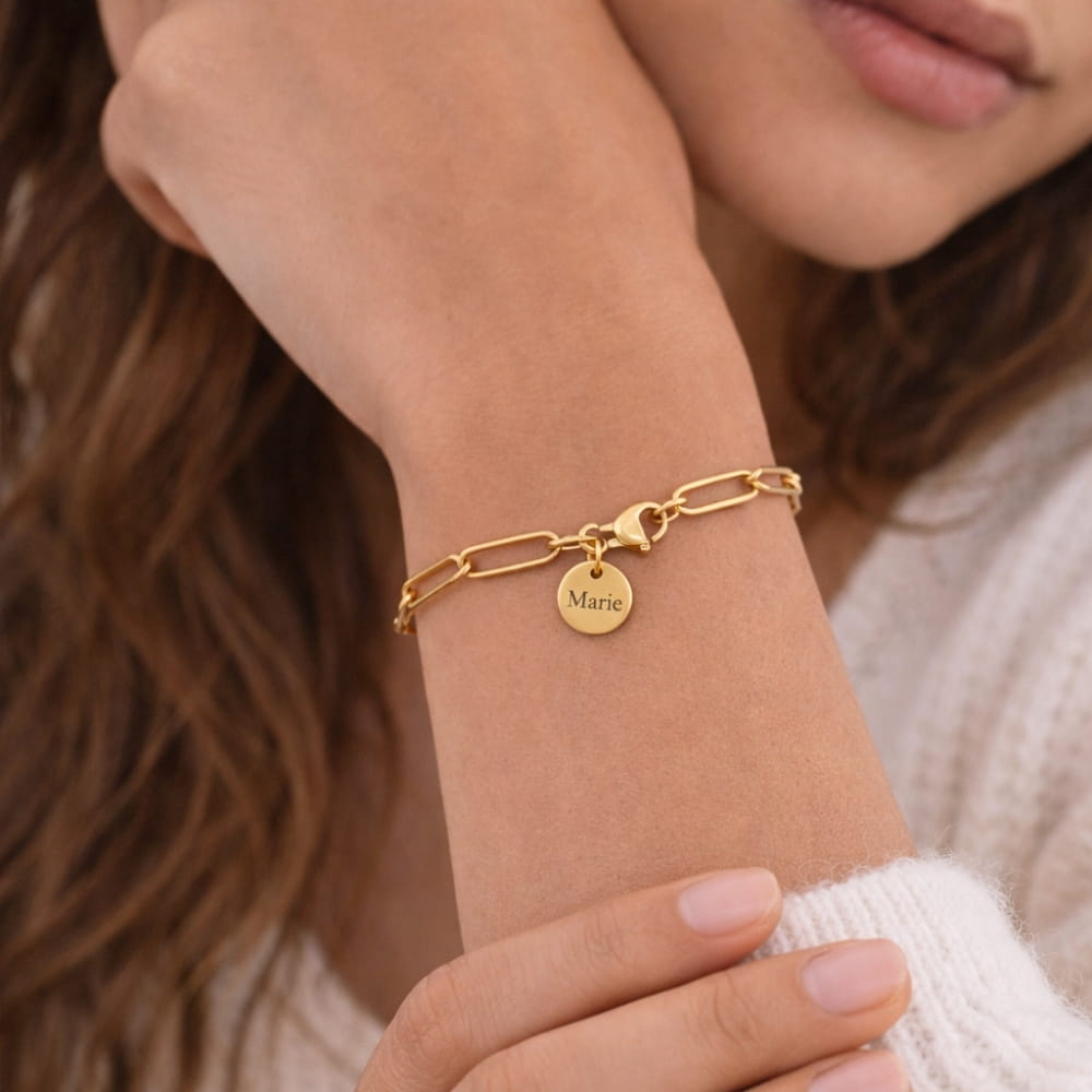 Personalized Disc Bracelet