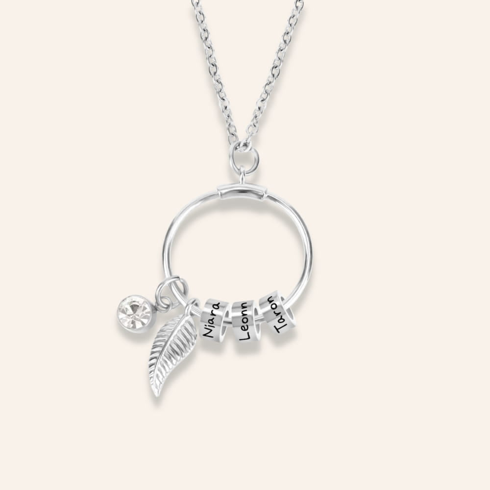 Personalized Circle Name Necklace