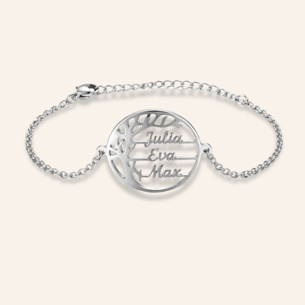 Tree of Life Bracelet with Personalized Names