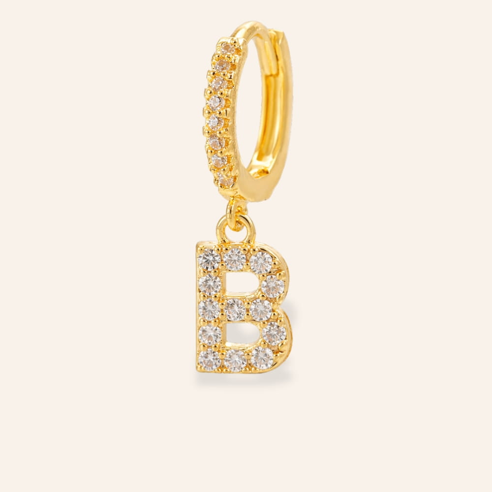Initial Earrings
