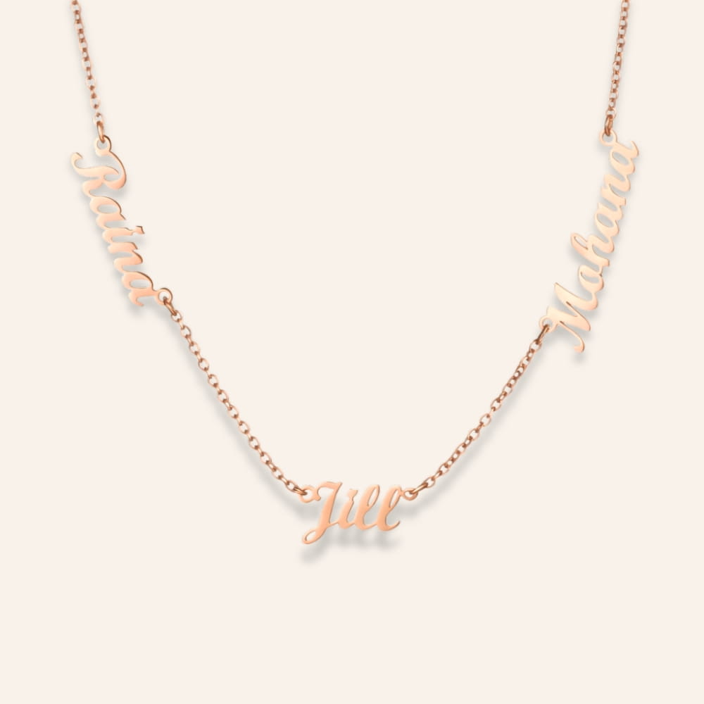 Necklace with 3 Names