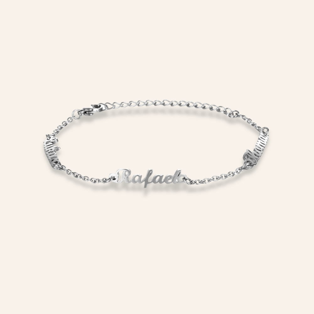 Personalized Bracelet with 3 Names