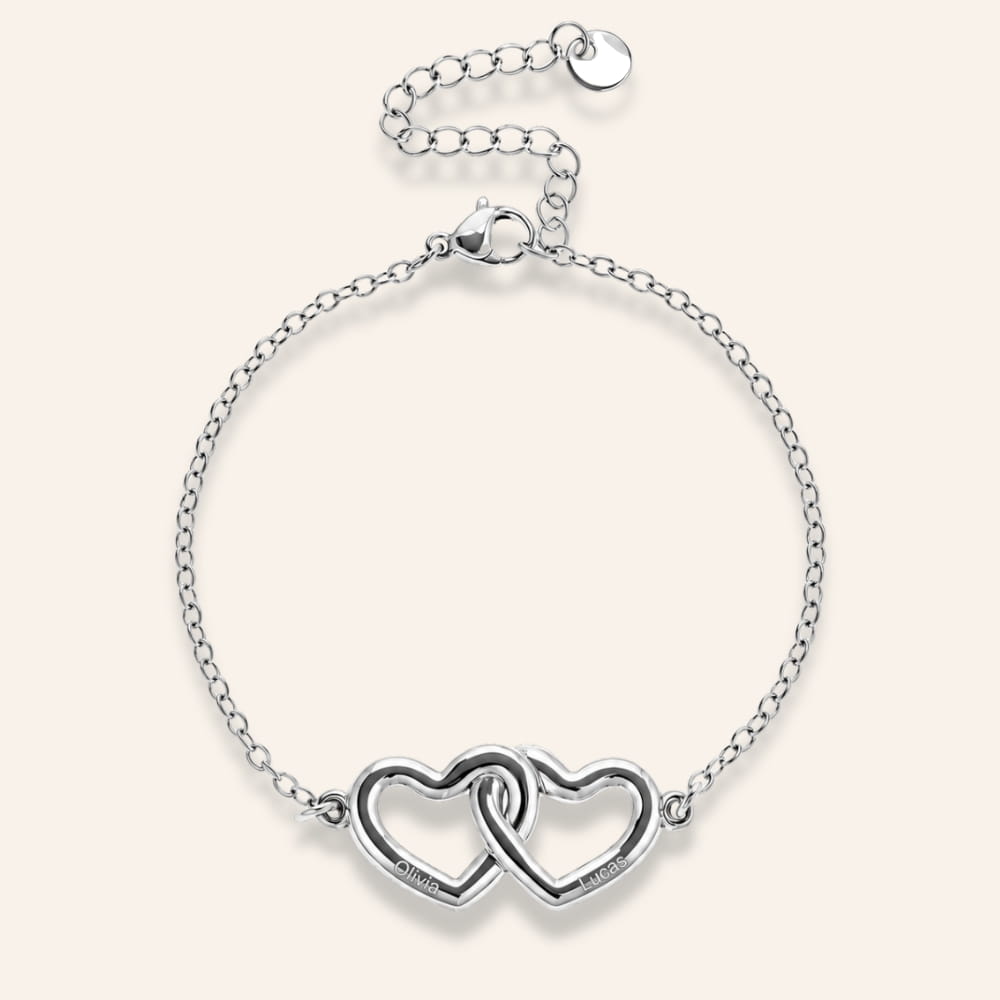 Intertwined Hearts Bracelet
