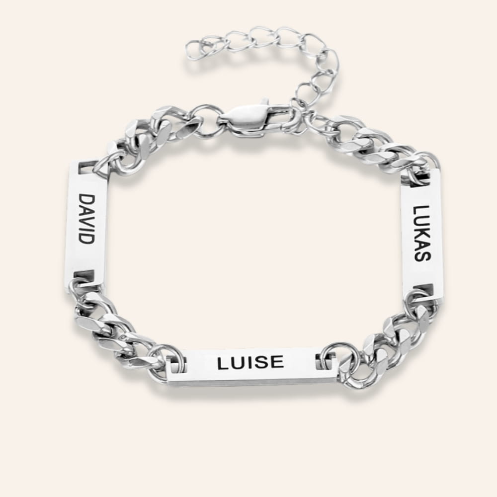 Bracelet with Name Charms