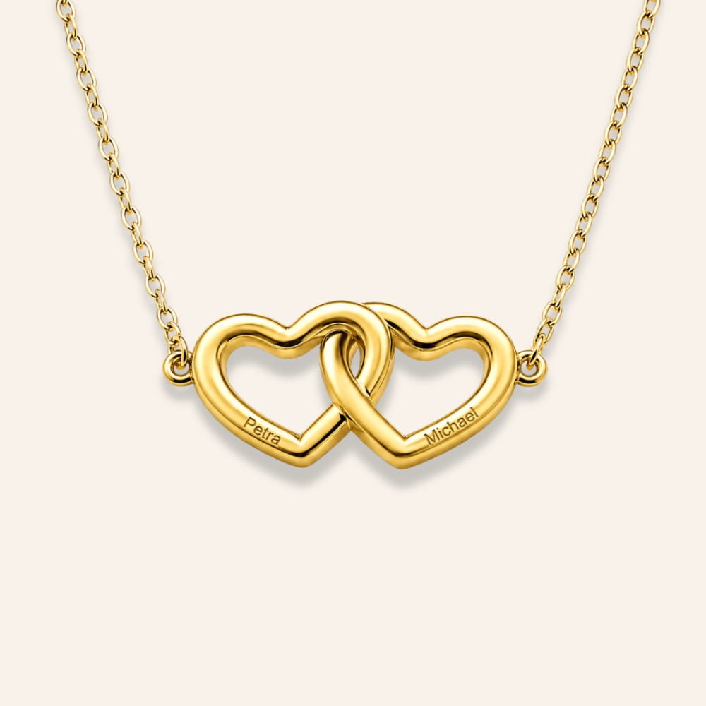 Intertwined Hearts Necklace