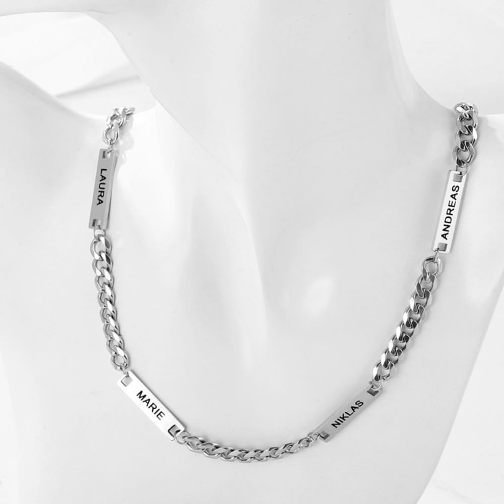 Necklace with Name Charms