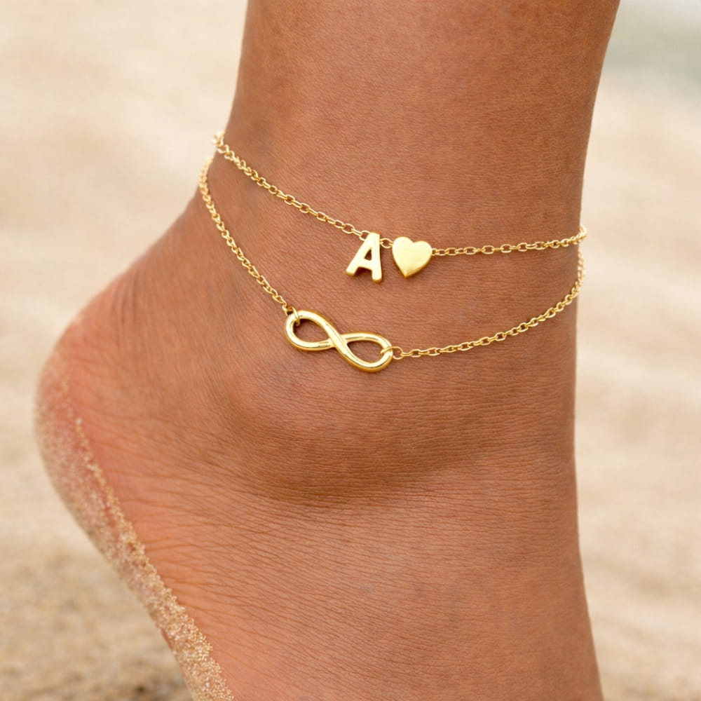 Infinity Initial Anklet