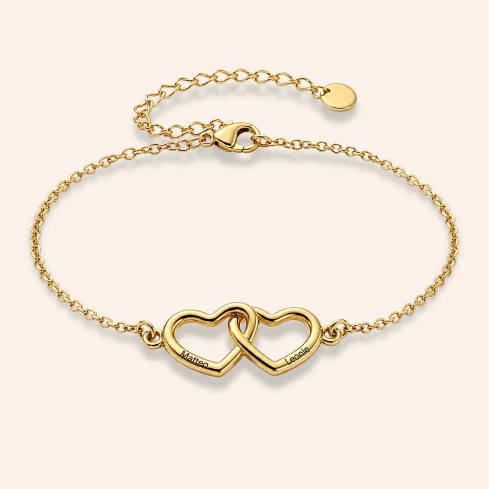 Intertwined Hearts Bracelet