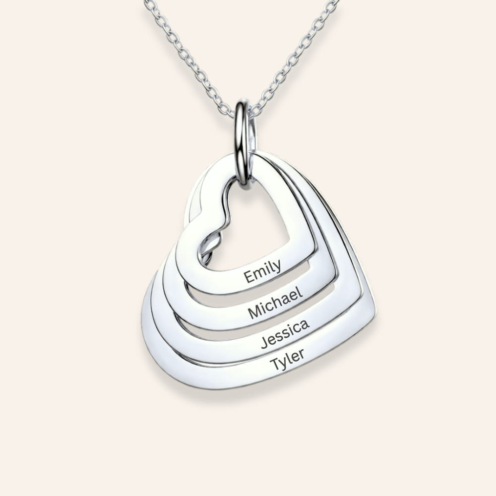 Personalized Heart Necklace