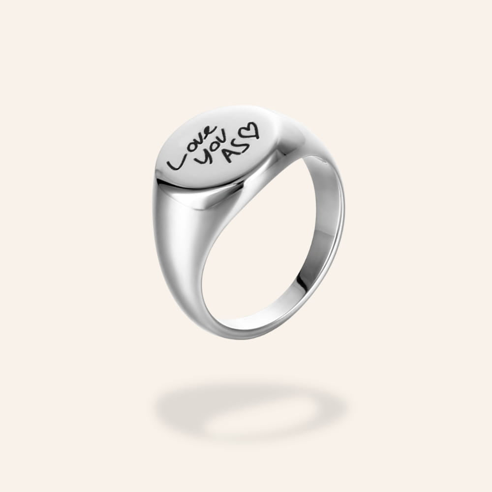 Signet Ring with Personalized Engraving