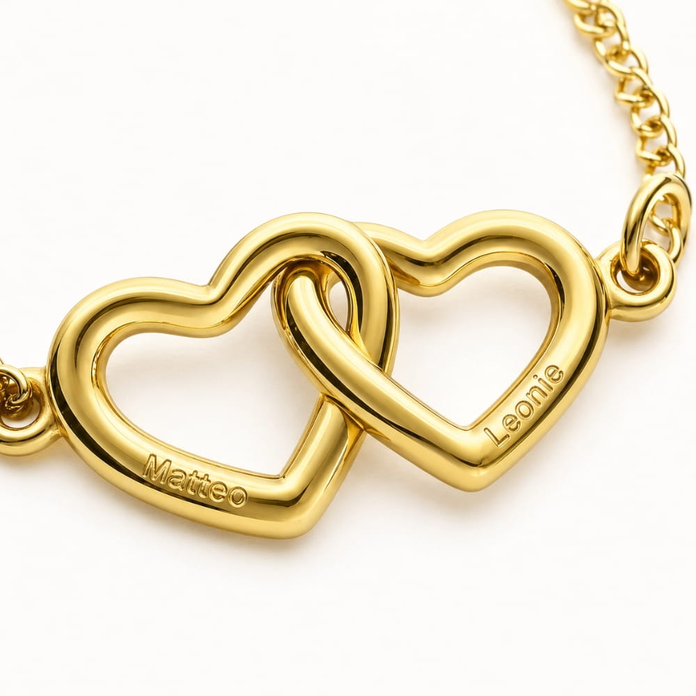 Intertwined Hearts Bracelet