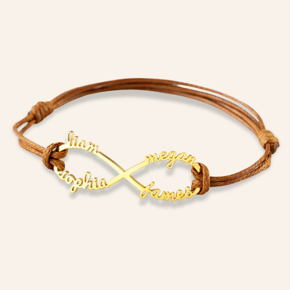 Personalized Infinity Bracelet