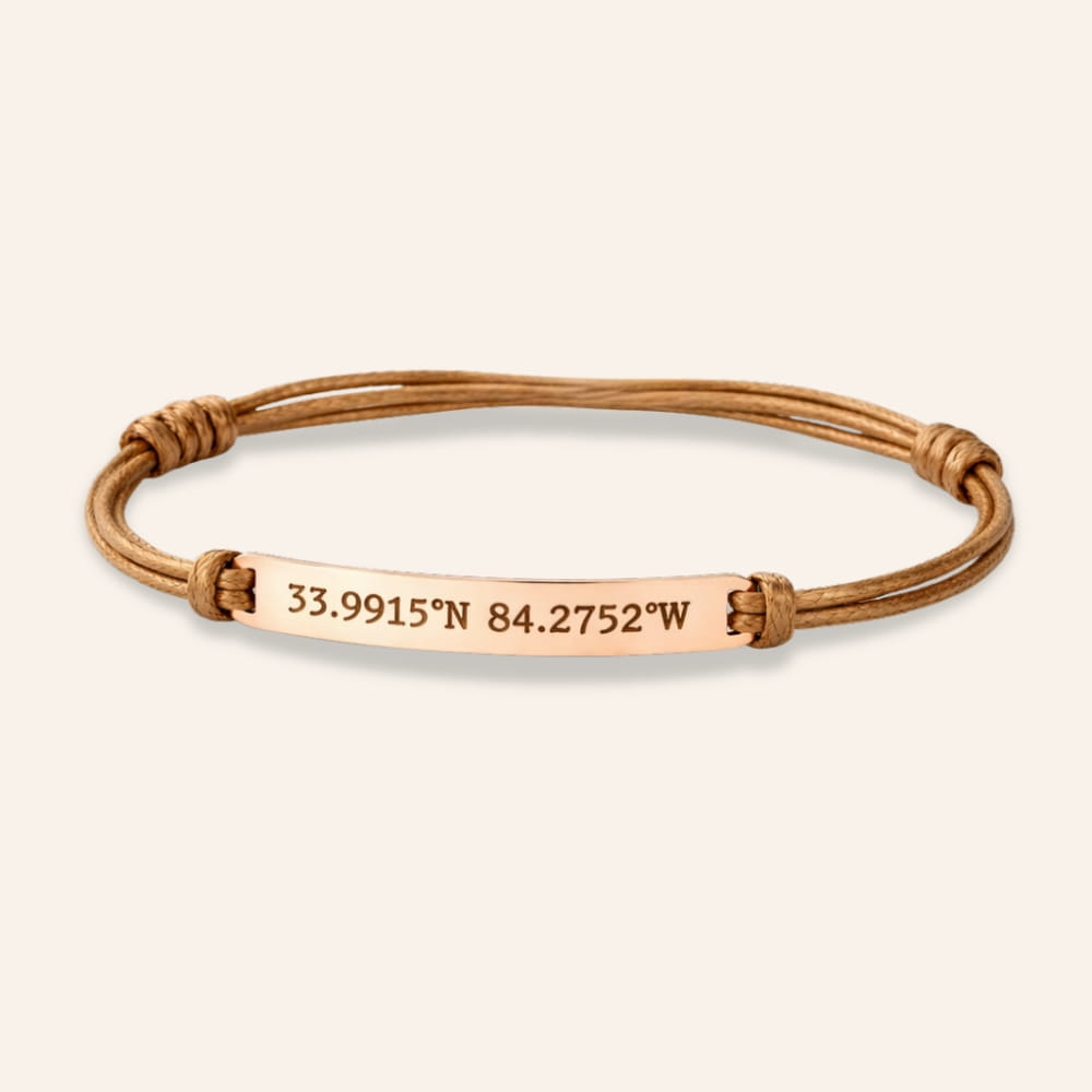 Minimalist Bracelet with Elongated Engraving