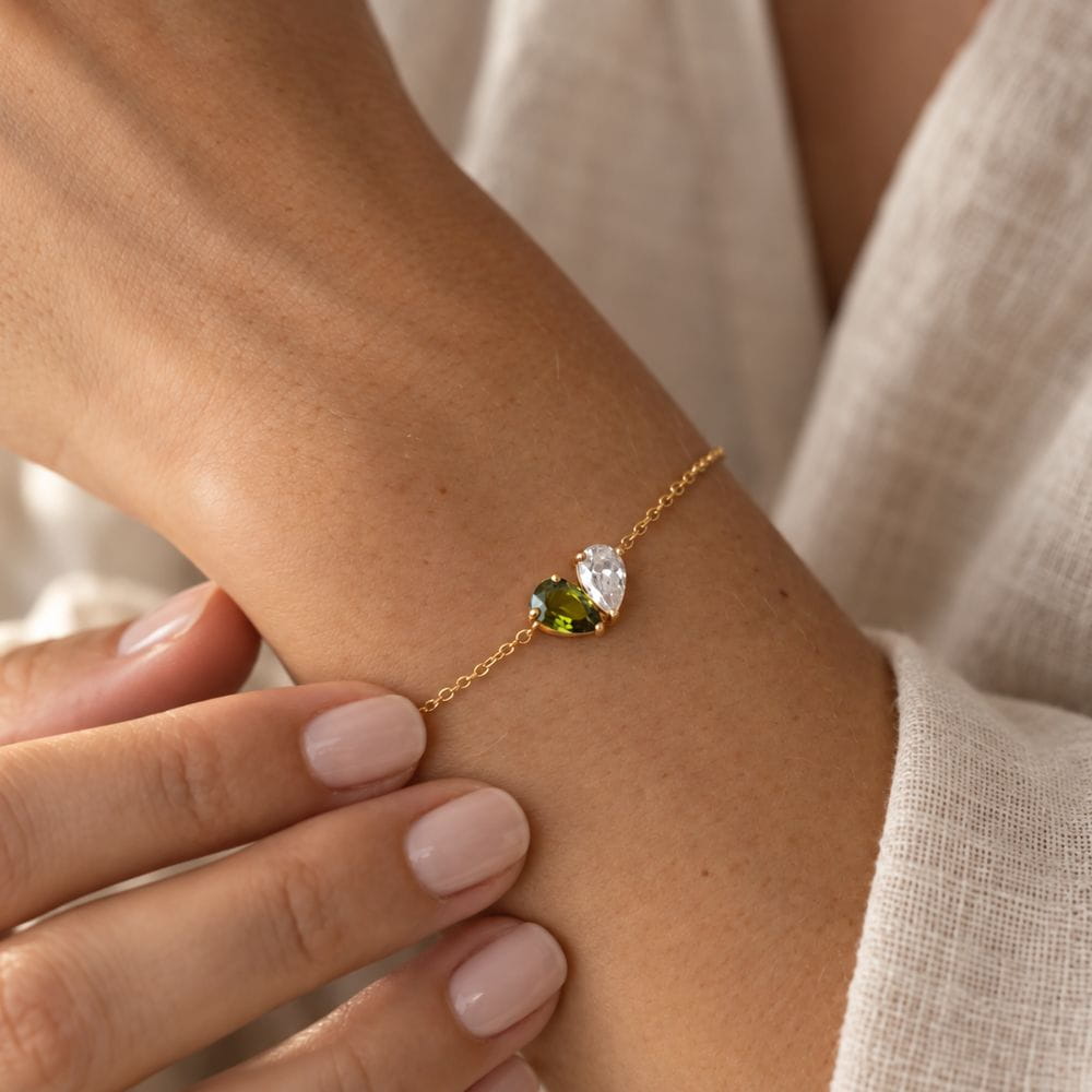 Duo Birthstone Bracelet