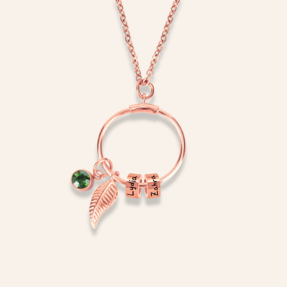 Personalized Circle Name Necklace