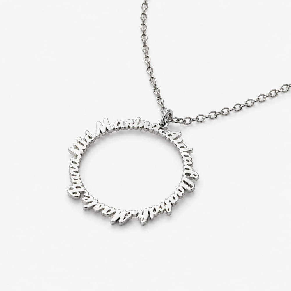 Circle of Love Name Necklace