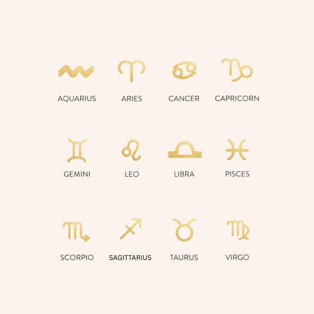 Necklace with Two Zodiac Signs